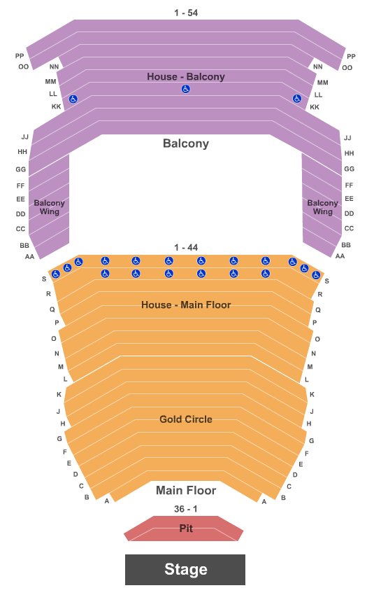 Frozen Seating Chart